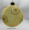 LED Glass Ball Christmas Tree Hanging Ornaments Printed Baubles Decorations