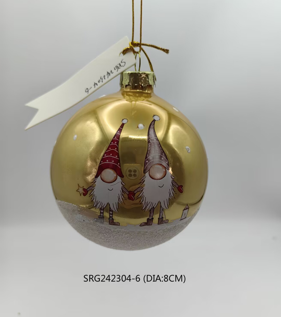 Hot Sale Christmas Glass Ball Decor Christmas Tree Hanging Christmas Ball in Set for Wedding and Party