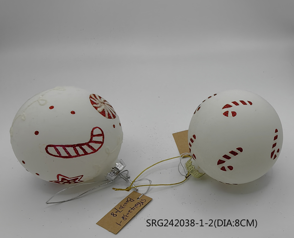 Glass Hanging Ball for Christmas Decoration Shape Decoration for Party Glass Ball