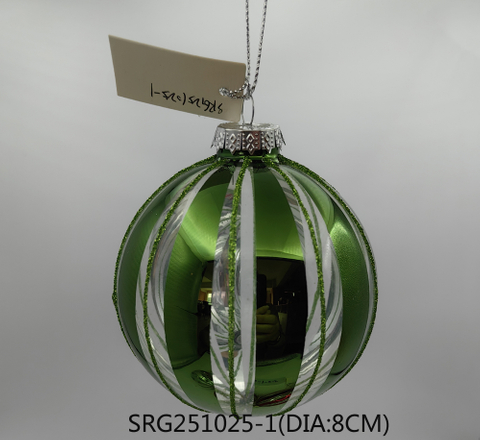  Glass ball Ornaments Decoration for Party Glass Hanging Ball