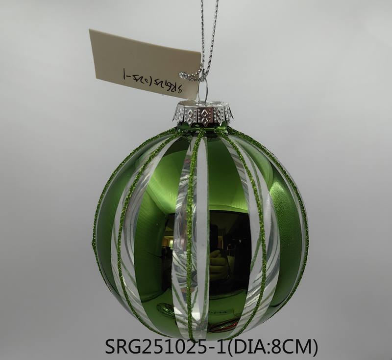  Glass ball Ornaments Decoration for Party Glass Hanging Ball