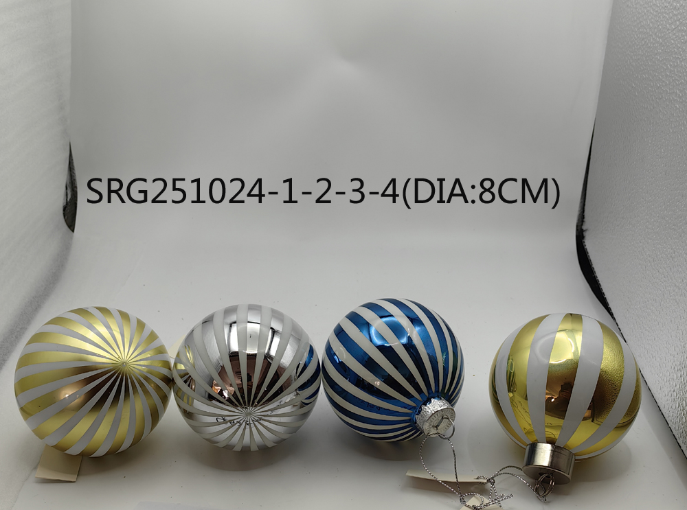  Glass ball Ornaments Decoration for Party Glass Hanging Ball