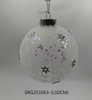  Glass Christmas decoration for Party Glass Ornaments Decoration with LED light
