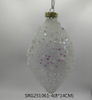  Glass Christmas decoration for Party Glass Ornaments Decoration with LED light