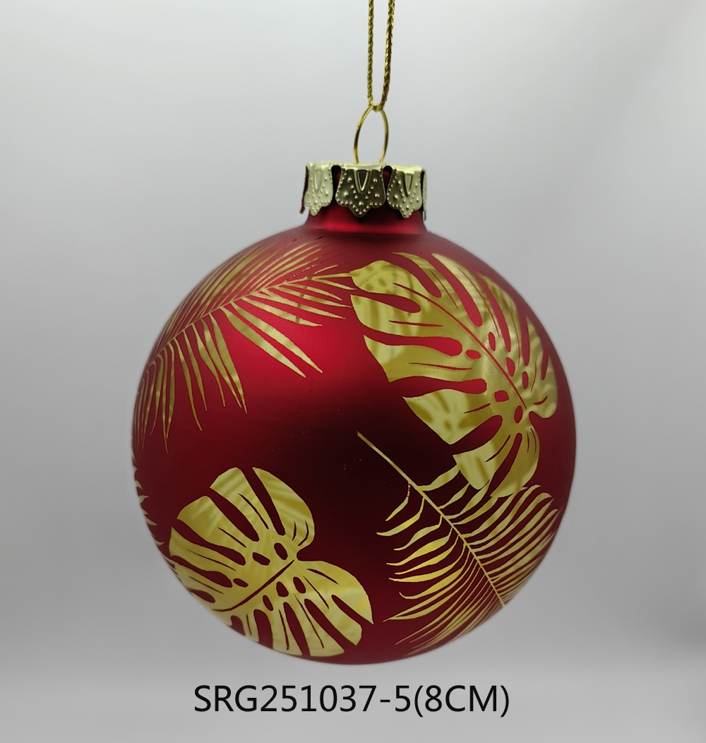  Glass ball Ornaments Decoration for Party Glass Hanging Ball