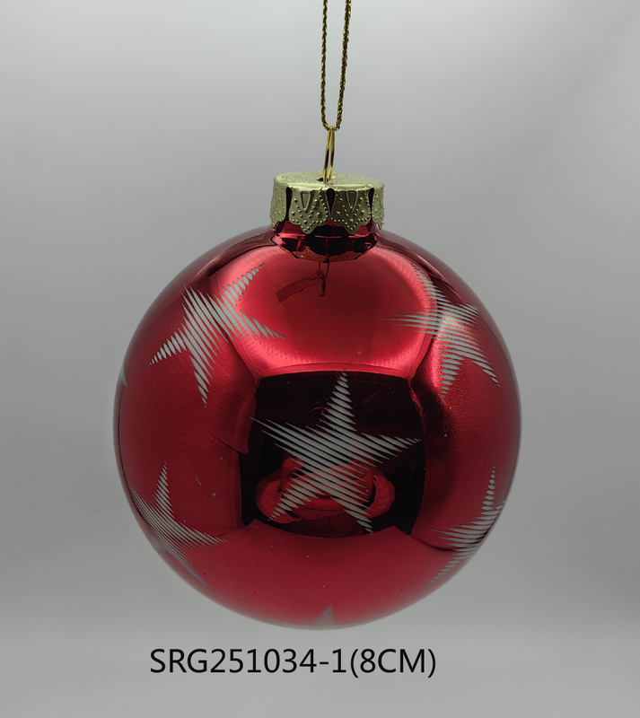  Glass ball Ornaments Decoration for Party Glass Hanging Ball