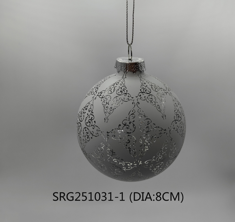  Glass ball Ornaments Decoration for Party Glass Hanging Ball