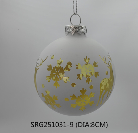  Glass ball Ornaments Decoration for Party Glass Hanging Ball