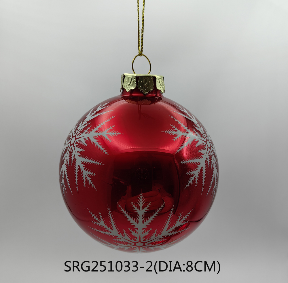  Glass ball Ornaments Decoration for Party Glass Hanging Ball