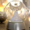 Glass angel dom with LED dia10cm