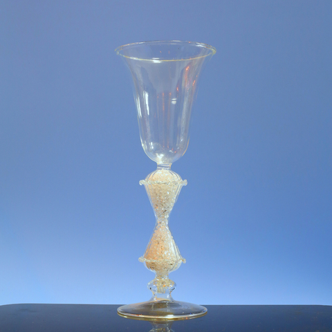  Glass candle holder