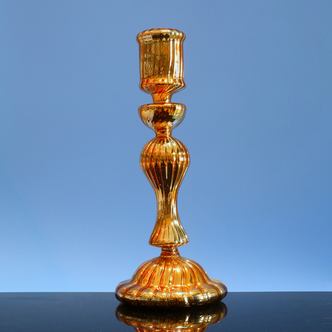  Glass candle holder