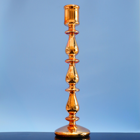  Glass candle holder
