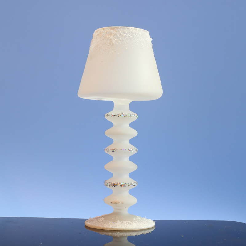  Glass candle holder