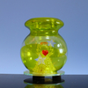  Glass candle holder
