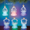 Set of 6 Glass LED Nativity