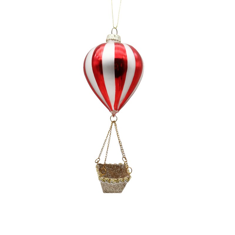 Glass Hot Air Balloon for Party Decoration
