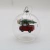 Open Wholesale Decorative Hanging Terrarium Ball Globe Glass Orbs Home Ornament with Truck