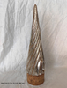 Glass Christmas Tree Rotating Base Christmas Tree with Led Light