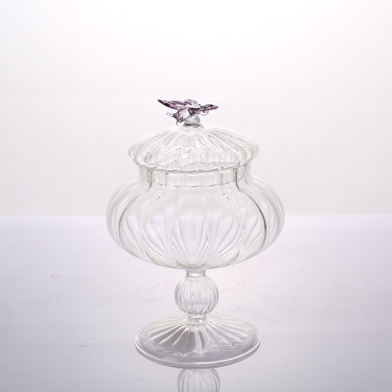 Glass Cake And Candy Jar for Decoration