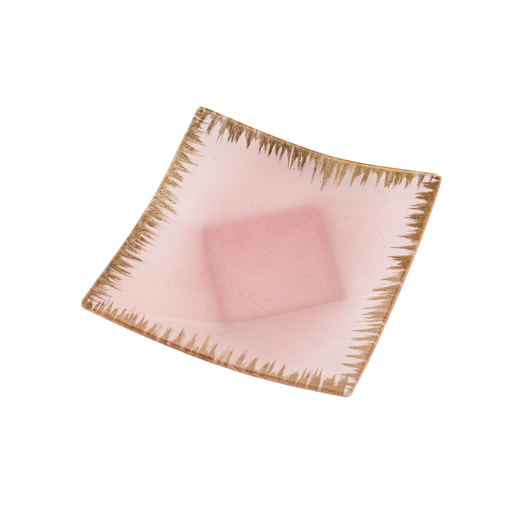Glass Tablewares Glass Plate Decoration for Party 