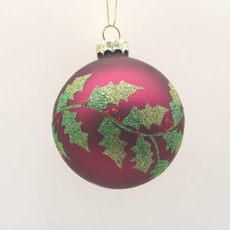  Glass ball Ornaments Decoration for Party Glass Hanging Ball