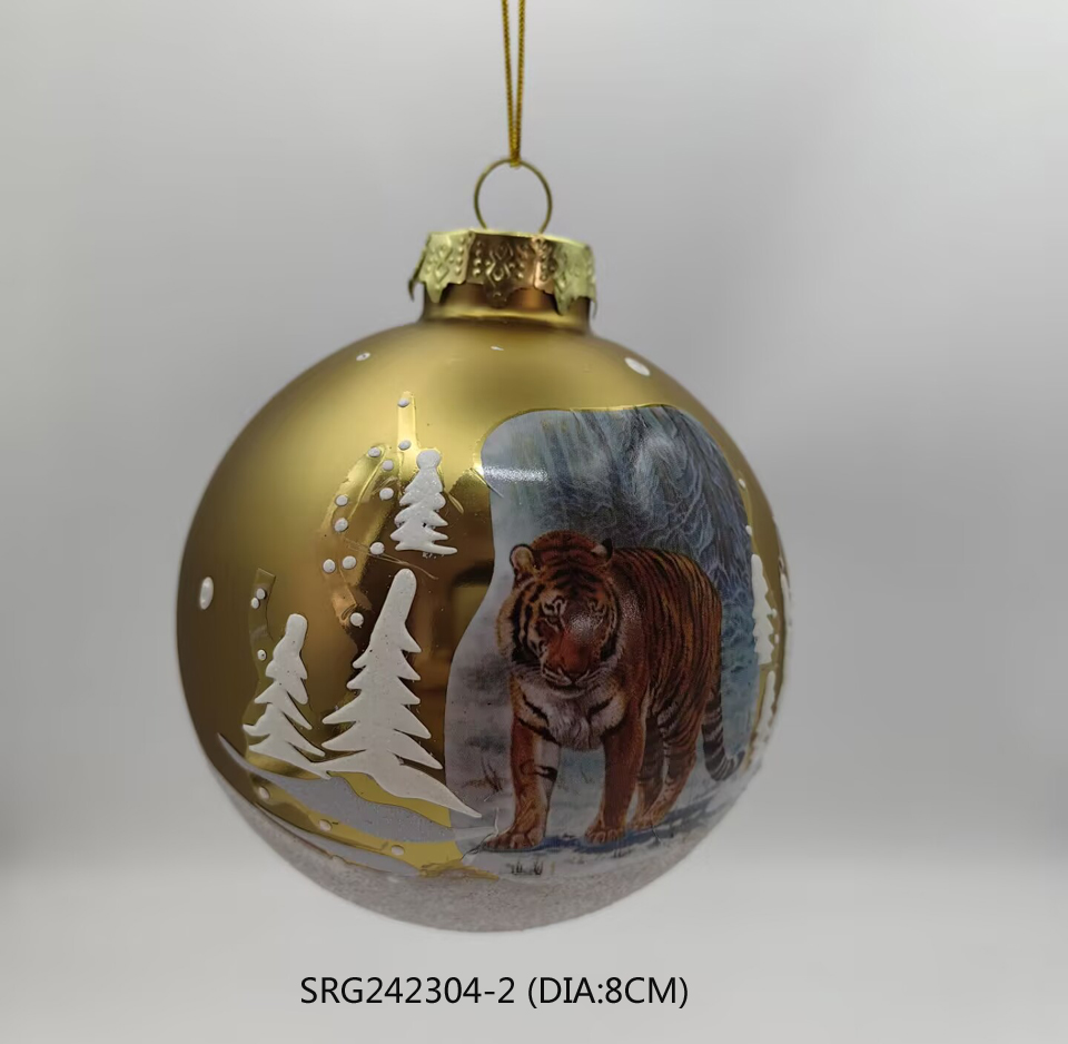 Hot Sale Christmas Glass Ball Decor Christmas Tree Hanging Christmas Ball in Set for Wedding and Party