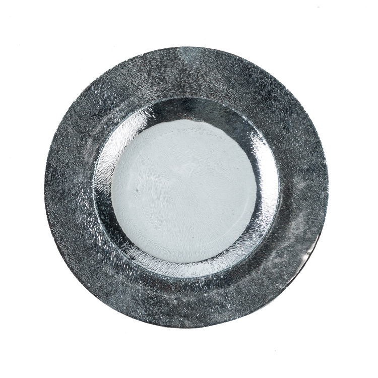 Glass Tablewares Glass Plate Decoration for Party 