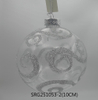  Glass Christmas decoration for Party Glass Ornaments Decoration with LED light
