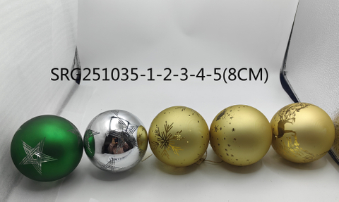  Glass ball Ornaments Decoration for Party Glass Hanging Ball