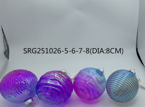  Glass ball Ornaments Decoration for Party Glass Hanging Ball