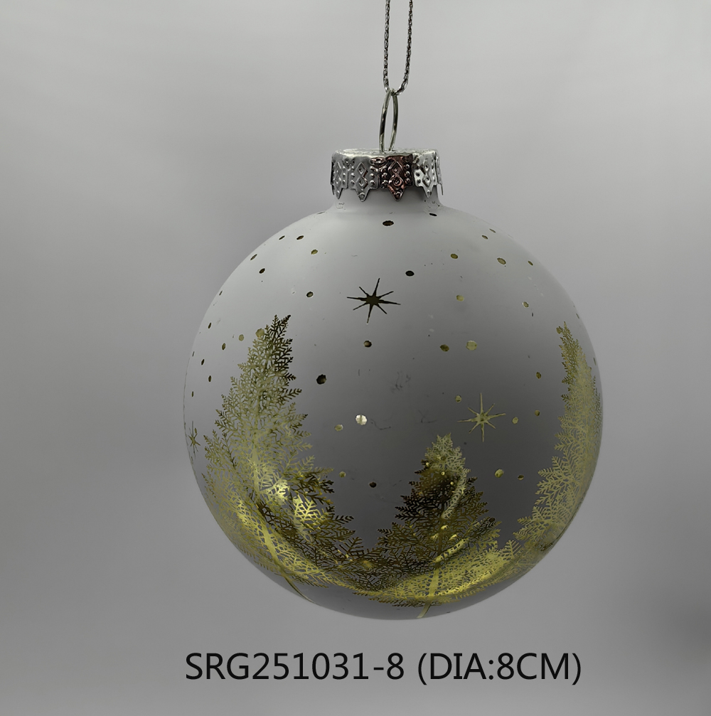  Glass ball Ornaments Decoration for Party Glass Hanging Ball