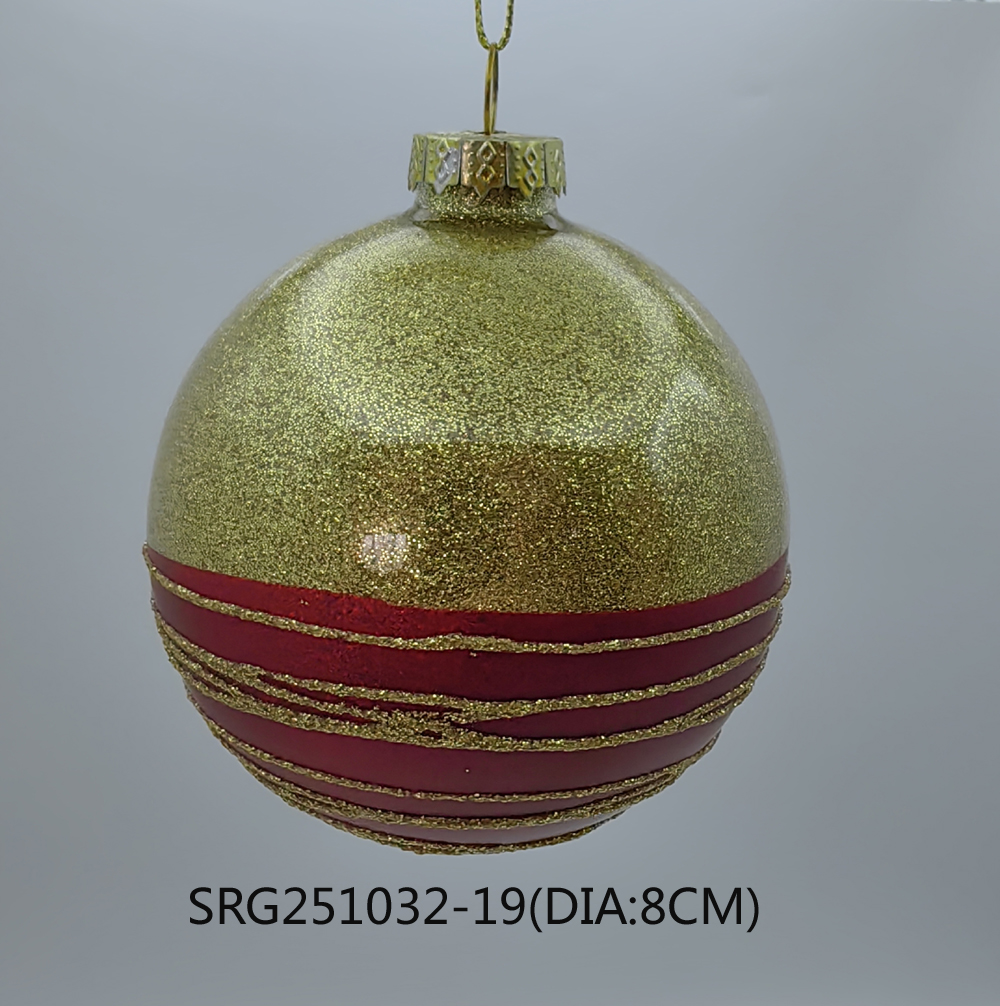  Glass ball Ornaments Decoration for Party Glass Hanging Ball