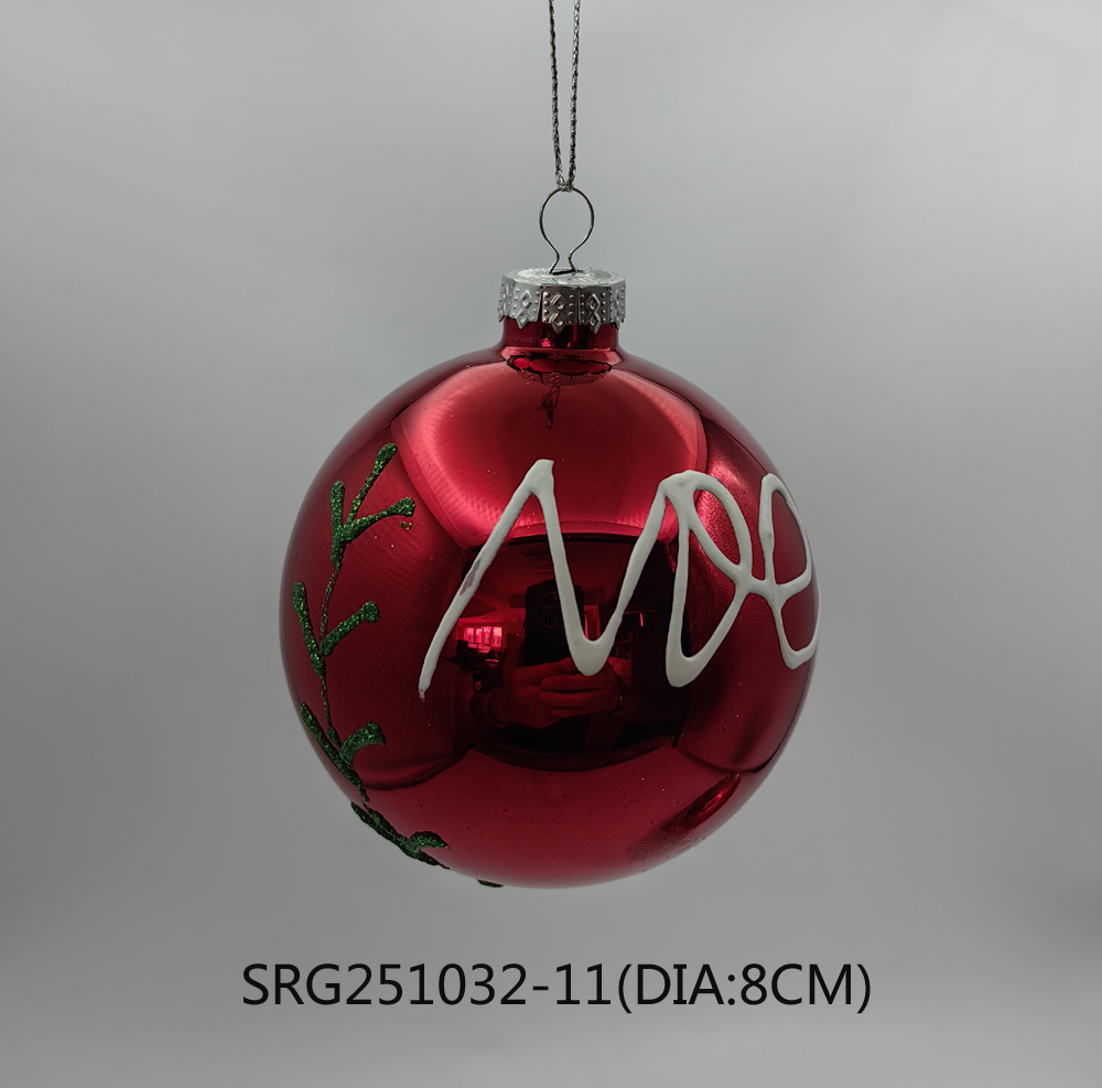  Glass ball Ornaments Decoration for Party Glass Hanging Ball