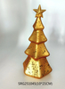  Glass christmas tree with led light Decoration for Party Glass decoration