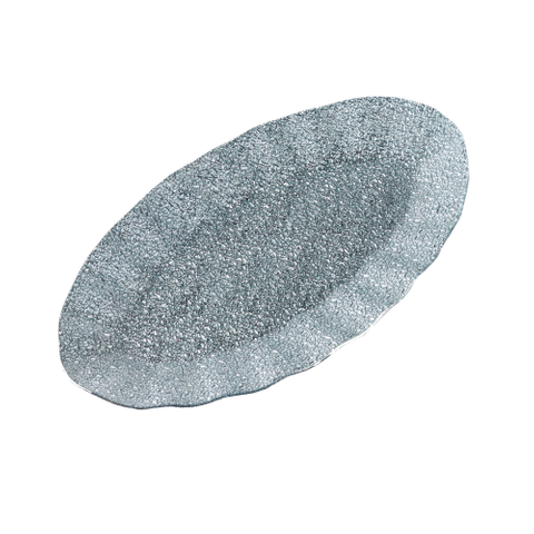 Silver glass plate