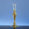  Glass candle holder