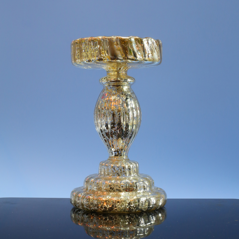  Glass candle holder