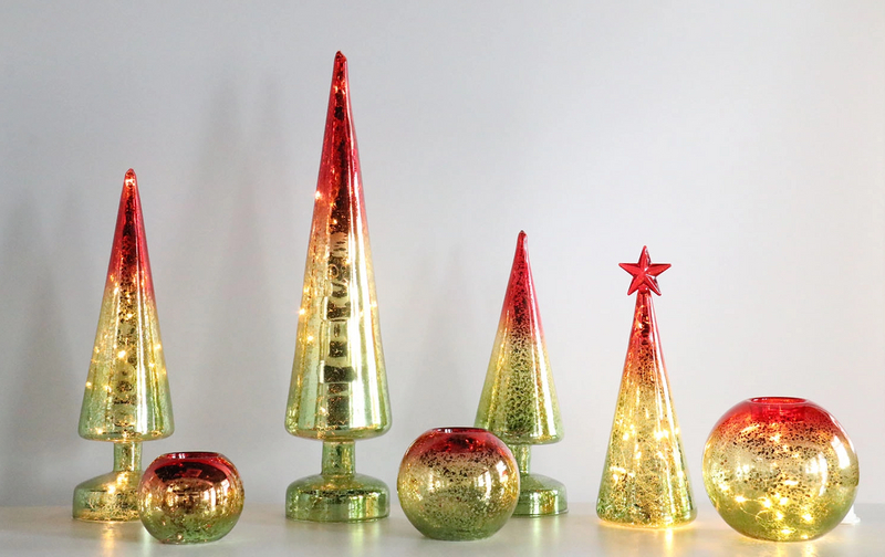 Christmas Decoration Glass Tree Home Decor Glass Christmas Tree Decoration