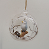 Glass Ornaments with Decoration for Party Glass Hanging Ball 