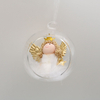  Glass ball with angel Ornaments Decoration for Party Glass Hanging Ball