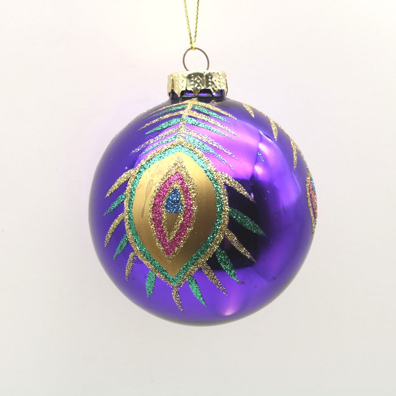  Glass ball Ornaments Decoration for Party Glass Hanging Ball