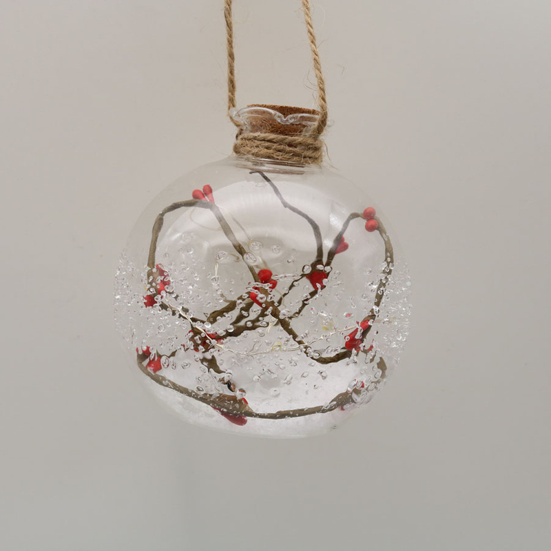  Glass ball Ornaments Decoration for Party Glass Hanging Ball