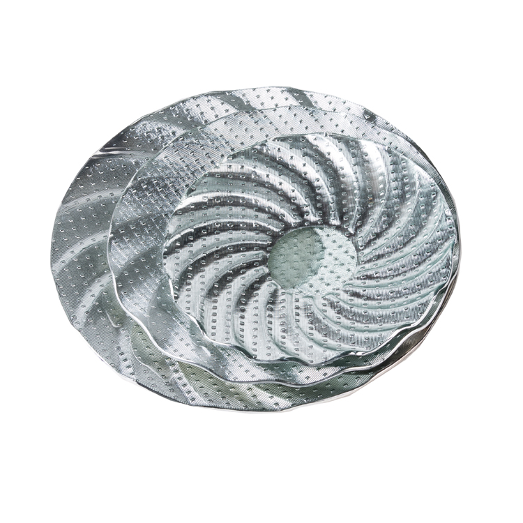 Glass Tablewares Glass Plate Decoration for Party 