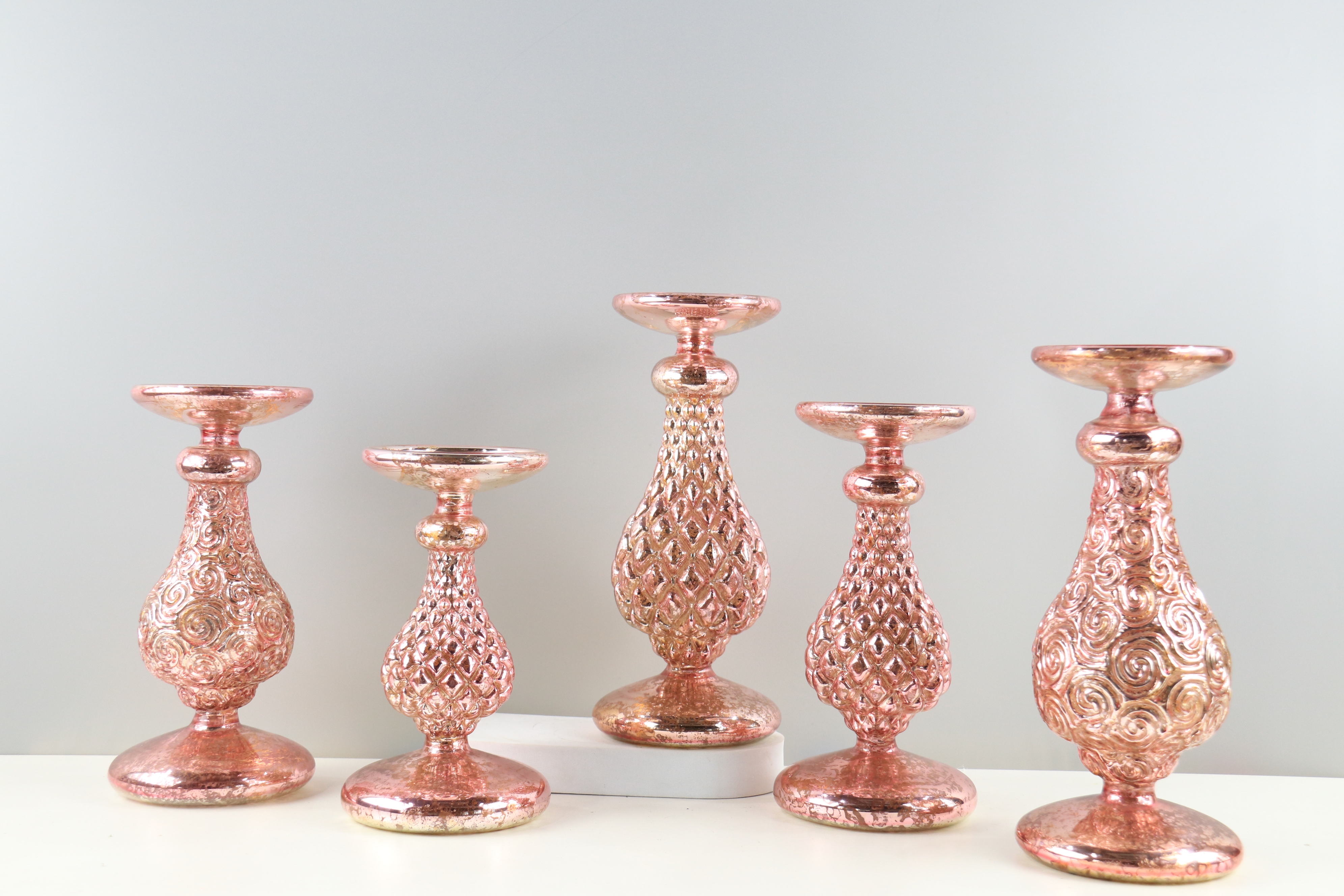 Glass Candle Holder