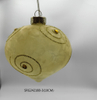 LED Glass Ball Christmas Tree Hanging Ornaments Printed Baubles Decorations