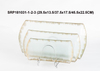 Glass Tablewares Glass Plate Decoration for Party 