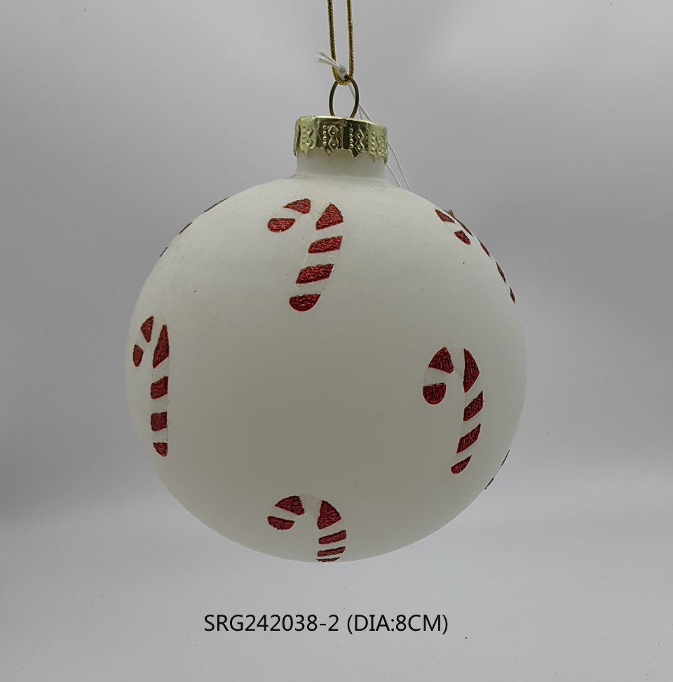 Glass Hanging Ball for Christmas Decoration Shape Decoration for Party Glass Ball