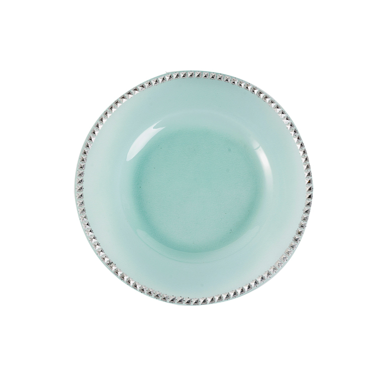 Glass Tablewares Glass Plate Decoration for Party 