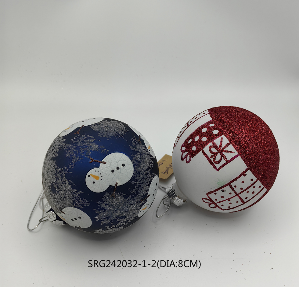 Handmade Glass Christmas Ball